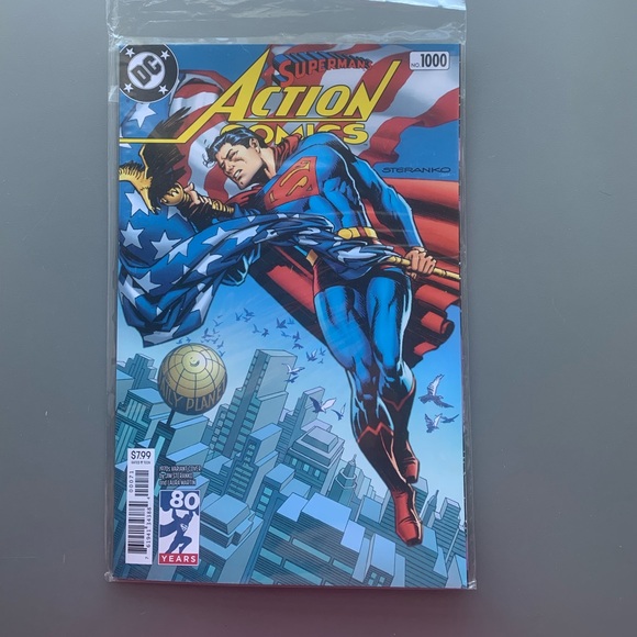 (C41) DC COMICS Action Comics #1000 1970'S Superman VARIANT COVER 2018 - Picture 1 of 9